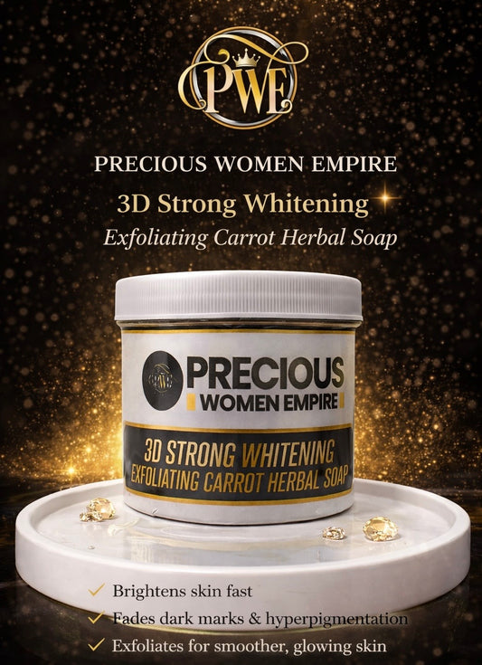 3D strong whitening EXFOLIATING CARROT HERBAL SOAP